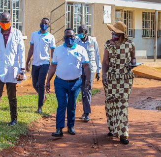 The RHU Team Special visit to Ikumbya Health center IV in Luuka District